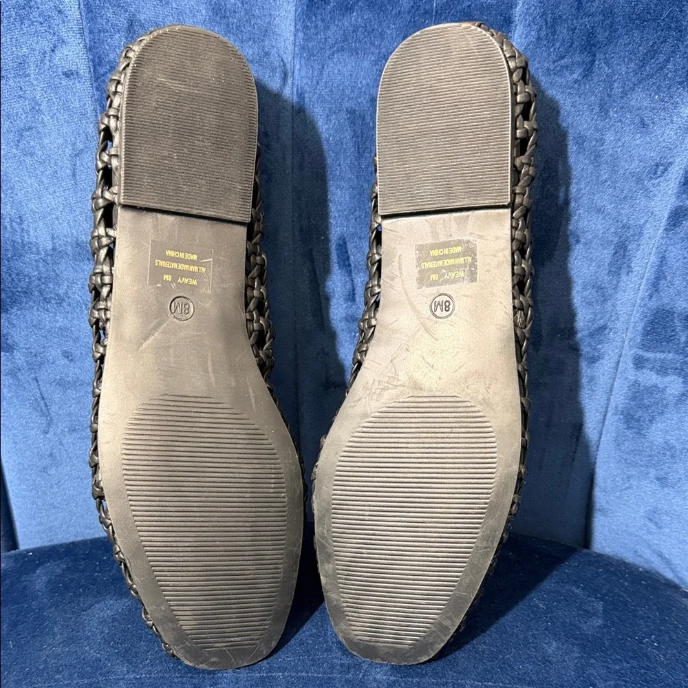 Cushionaire Weavy Woven Women's Black Flats Size 8 NWOT - Picture 5 of 5